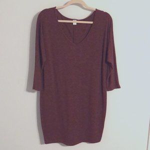 Stretchy sweater dress